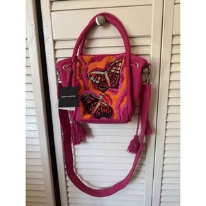 America‎ & Beyond Pink Butterfly Handbag NWT